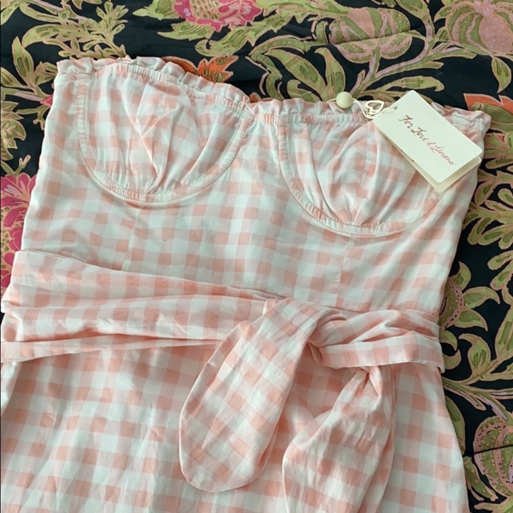 NWT For Love & Lemons Dixie Mini Dress